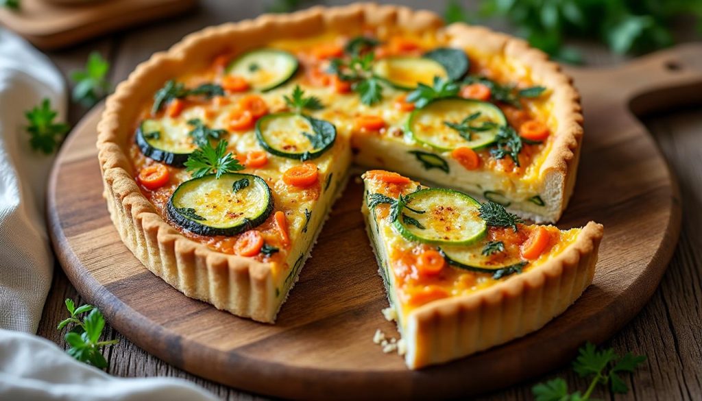 J'ai fait ma première quiche aux légumes